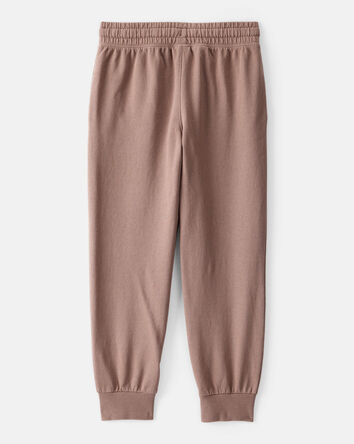 Boys French Terry Active Joggers - Brown, 