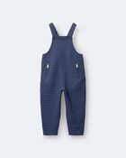 Toddler Wide-Leg Overalls - Dark Blue, image 2 of 6 slides