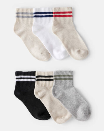 Boys 6-Pack Ankle Socks, 