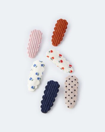 Toddler Girl 6-Pack Hairclips, 