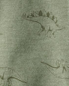 Baby Boy Dinosaur French Terry Jogger - Green, image 3 of 4 slides