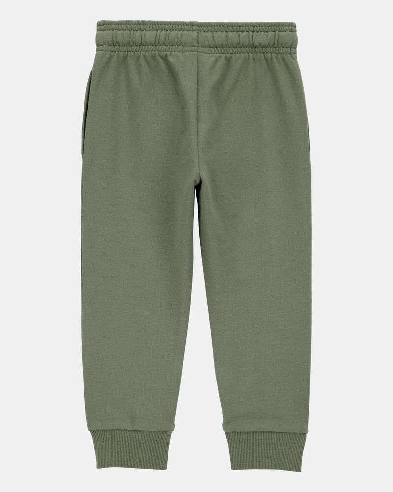 Baby Boy Pull-On Drawstring Joggers - Green, image 2 of 4 slides