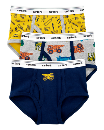 3-Pack Cotton Blend Briefs Underwear, 