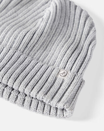 Toddler Organic Cotton Sweater Knit Beanie, 