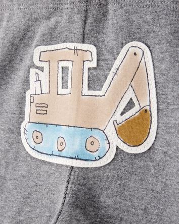 Baby Boy 3-Piece Construction Little Character Set&reg; - White/Tan/Grey, 