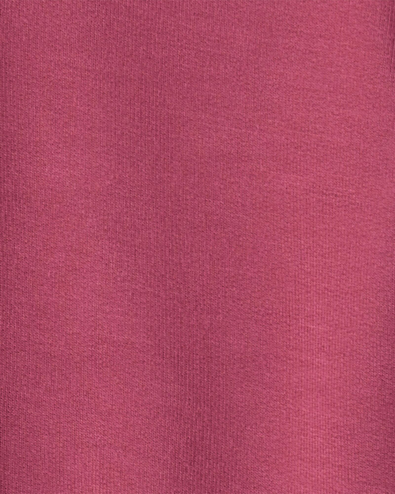 Baby Girl 2-Piece PurelySoft Long-Sleeve Tee & Pant Set - Burgundy, image 3 of 5 slides