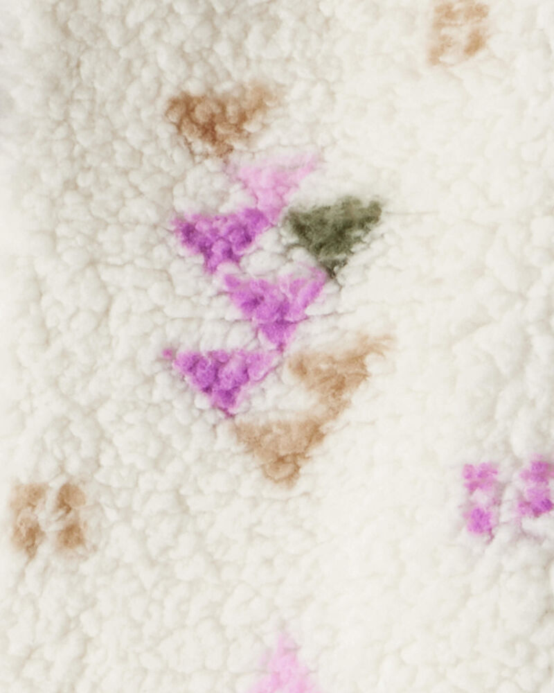 Baby Girl 3-Piece Aztec Sherpa Cardigan Outfit Set, image 4 of 7 slides