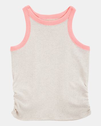 Kid Ribbed Tank Top - Cream, 