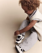 Toddler Girl Linda Wide Leg Pant - Heather Grey, image 6 of 7 slides