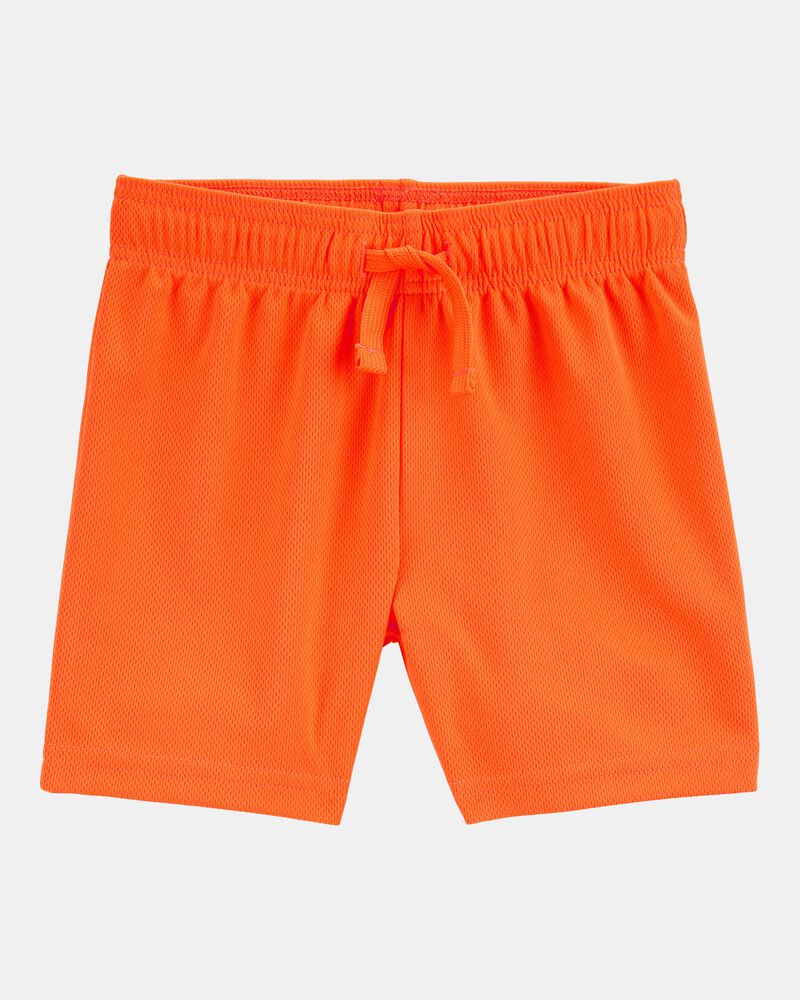 Toddler Boy Active Mesh Shorts - Orange, image 1 of 6 slides