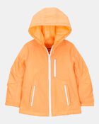 Toddler Girl Midweight Athletic Jacket - Orange, image 1 of 3 slides
