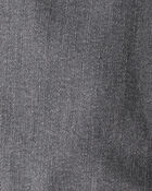 Baby Girl Heart Pocket Barrel Jeans - Black, image 4 of 5 slides