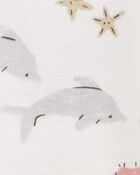 Baby 5-Pack Seahorse Short-Sleeve Bodysuits, image 4 of 7 slides