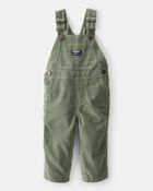 Baby Solid Corduroy Overalls - Green, image 1 of 4 slides