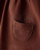 Baby Girl 3-Piece Thanksgiving Print Dress Set - White/Brown, image 6 of 7 slides