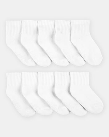 Toddler 10-Pack Ankle Socks, 