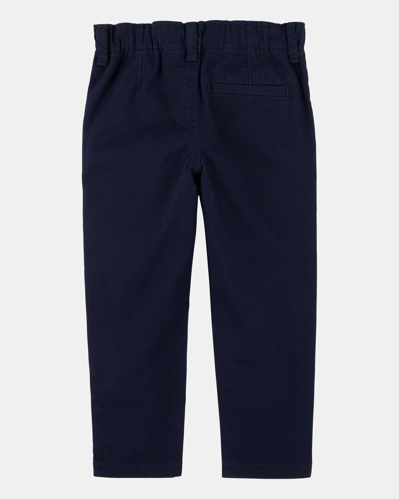 Baby Slim Tapered Chino Pants - Navy, image 2 of 4 slides