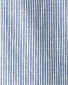 Toddler Boy Button-Front Shirt Made with Organic Cotton, image 3 of 4 slides