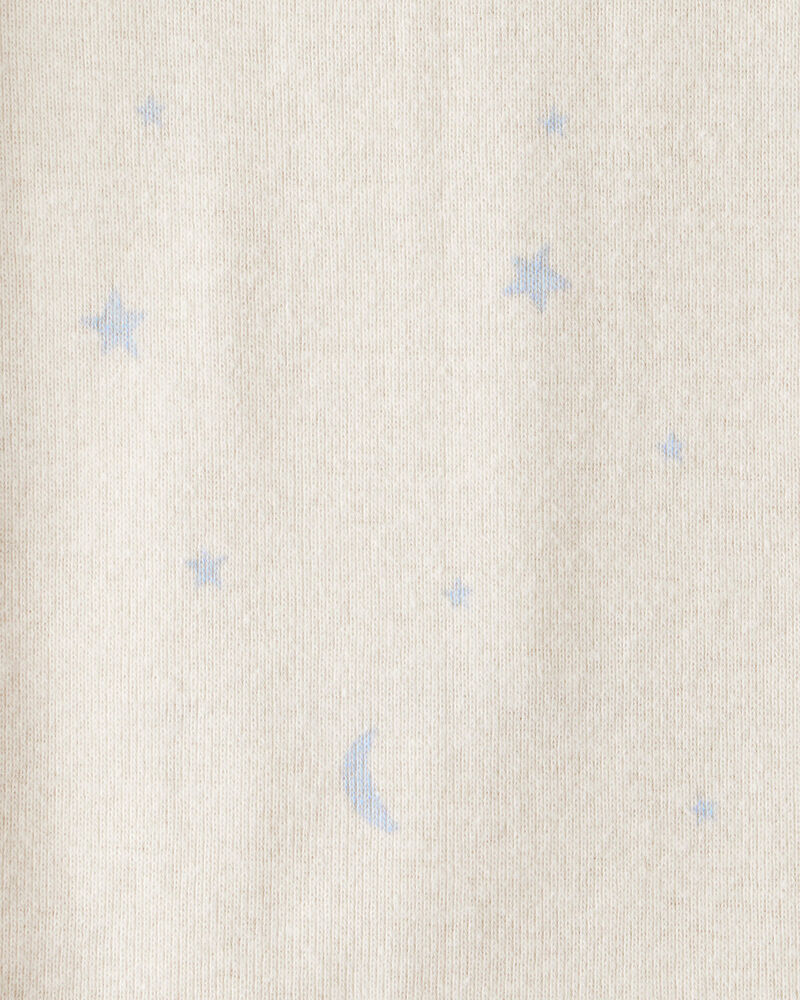 Baby Boy 4-Pack Dragon Star Print Cotton Long-Sleeve Multipack Bodysuits - Blue/White/Green, image 3 of 6 slides