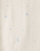 Baby Boy 4-Pack Dragon Star Print Cotton Long-Sleeve Multipack Bodysuits - Blue/White/Green, image 3 of 6 slides