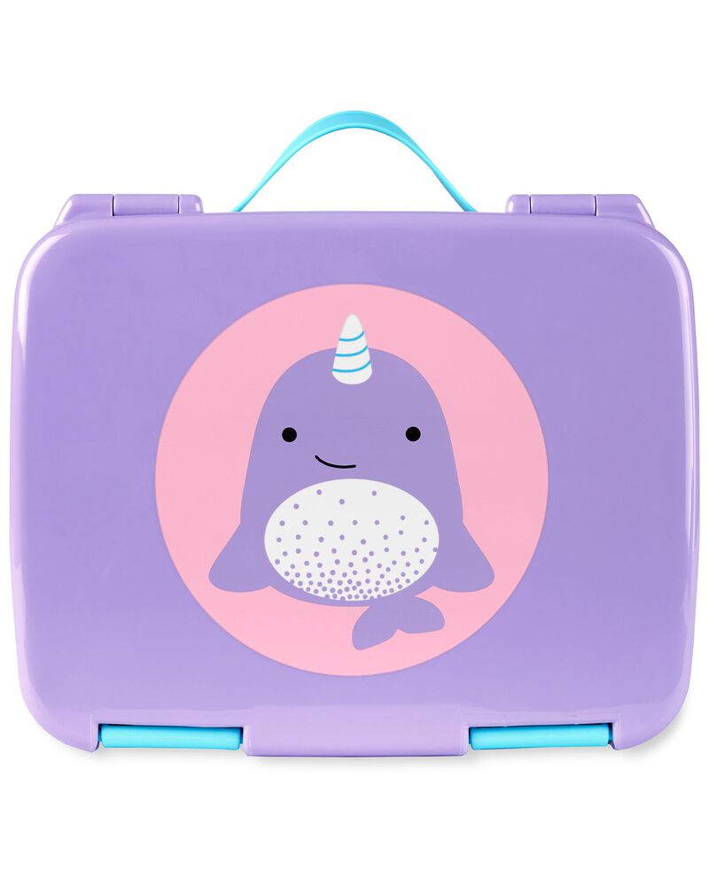 Little Kid 2-Piece Narwhal Backpack & Bento Lunch Box Set, image 3 of 4 slides