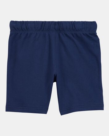 Boys Pull-On French Terry Shorts - Navy, 