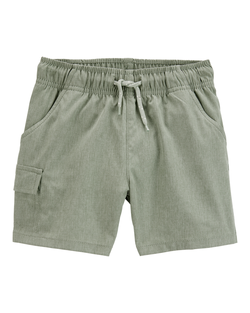Toddler Everyday Quick Dry Shorts - Green, image 1 of 8 slides
