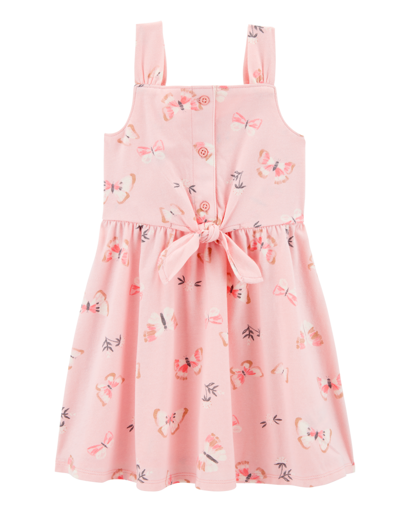 Toddler Butterfly Tank Dress - Pink, image 1 of 4 slides