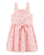Toddler Butterfly Tank Dress - Pink, image 1 of 4 slides