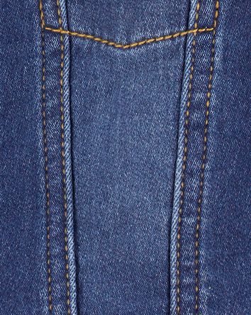 Baby Boy Knit-Like Denim Jacket - Dark Wash, 