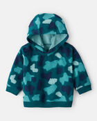 Baby Boy Camo Hoodie - Teal, image 1 of 3 slides