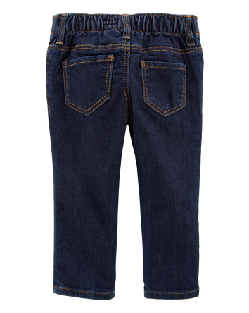 Baby Dark Wash Super Skinny-Leg Jeans, 