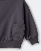 Toddler Otter Sweatshirt&trade; with Pockets - Dark Grey, image 6 of 6 slides