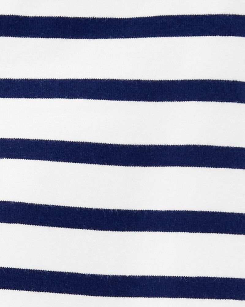 Toddler Cotton Striped Stretch Leggings, image 2 of 4 slides