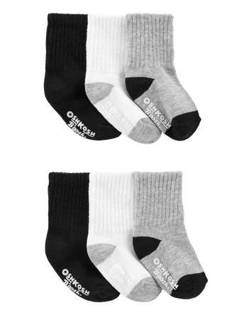 Baby 6-Pack Basic Crew Socks, 