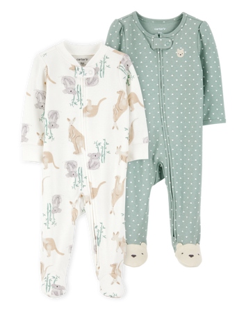 Baby 2-Pack  Cotton 2-Way Zip...