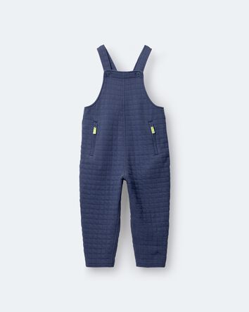 Toddler Wide-Leg Overalls - Dark Blue, 