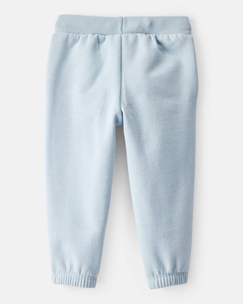 Baby Girl 2-Piece Daydream Fleece Pullover Sweatshirt & Joggers Set - Blue, image 5 of 6 slides