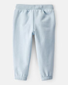 Baby Girl 2-Piece Daydream Fleece Pullover Sweatshirt & Joggers Set - Blue, image 5 of 6 slides