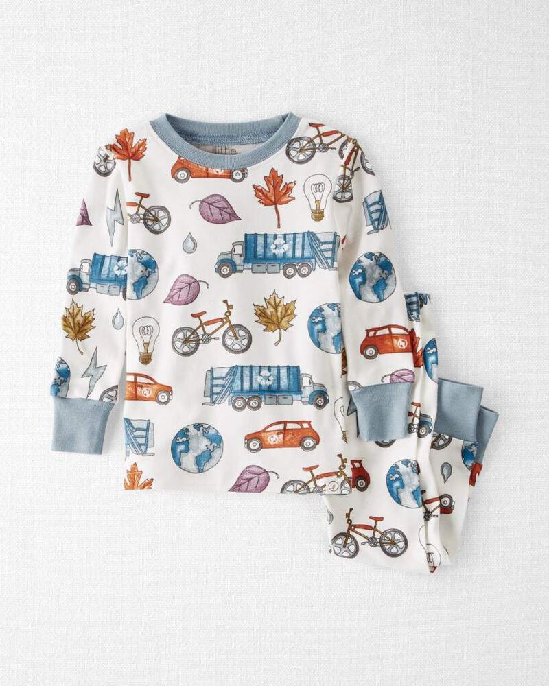 Baby Organic Cotton Pajamas Set, image 1 of 4 slides