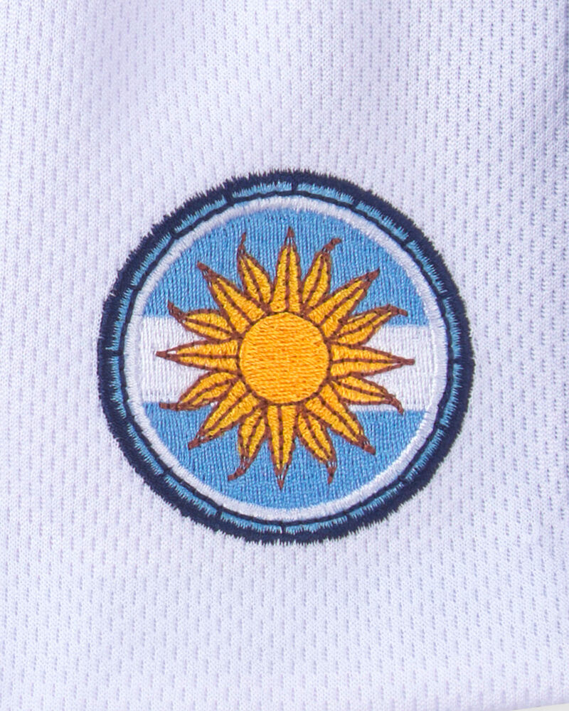 Kids 2-Piece Umbro Argentina Soccer Jersey & Short Set - Light Blue/White, image 10 of 12 slides