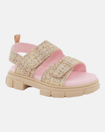 Toddler Girl Casual Girl Sandals - Tan, 