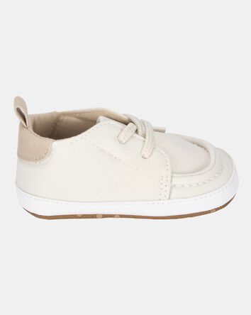 Baby Boy Casual Boat Shoes - White, 
