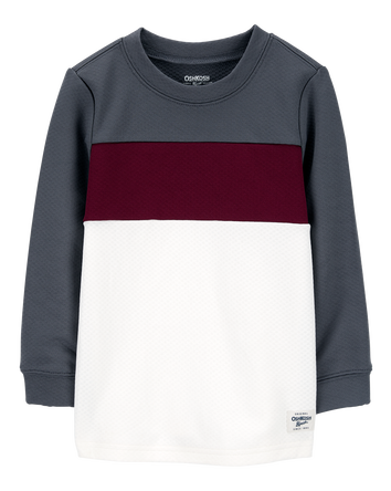 Toddler Colorblock Long-Sleeve Tee - Cream, 