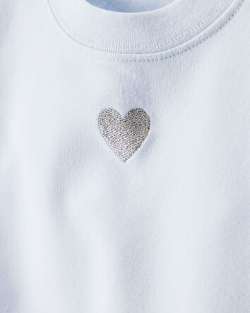 Baby Girl 3-Piece Heart Print Pullover Set, 