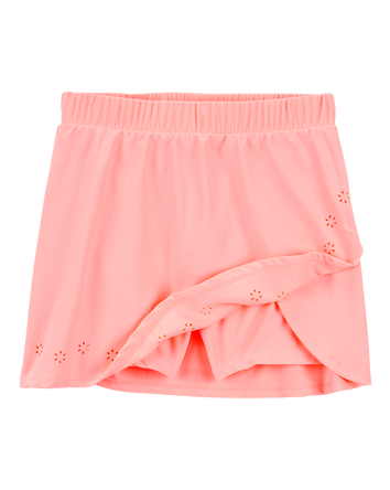 Kid Active Wrap Skort - Coral, 