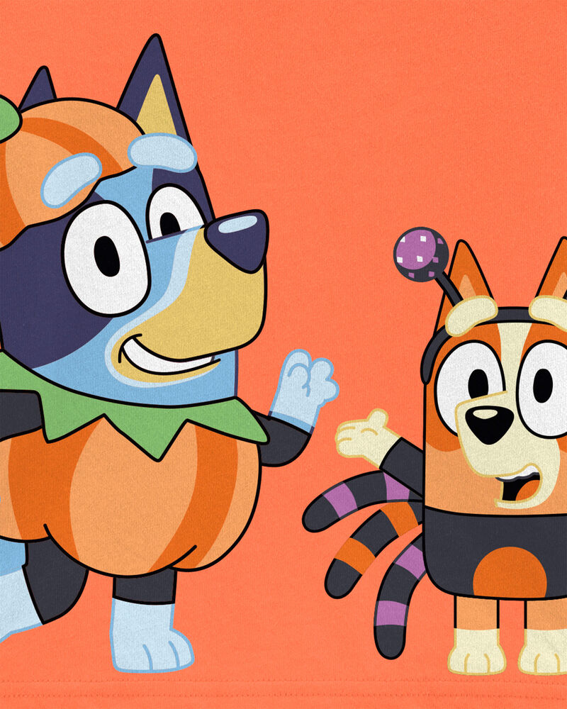 Toddler Boy Halloween Bluey Short-Sleeve Graphic Tee - Orange, image 3 of 4 slides