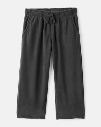 Toddler Boy Fleece Pants - Black, 