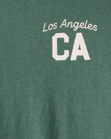 Kid Los Angeles Long-Sleeve Graphic Tee - Green, 