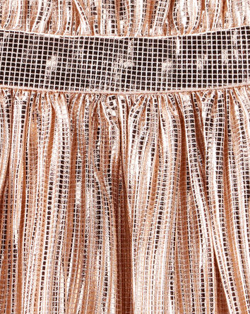 Baby Girl Sleeveless Occasion Dress - Gold, 